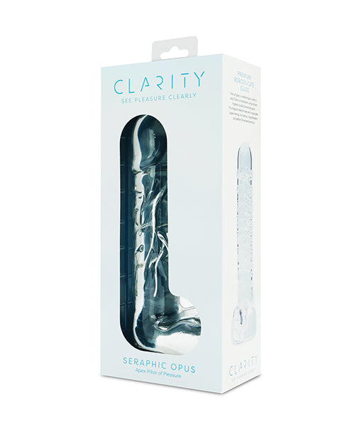 Creative Conceptions Clarity Glass Dildo – Seraphic Opus, 7.2 in.