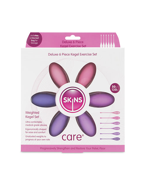 Creative Conceptions Skins Care Kegel Exercise Set, 6-Piece Silicone Set