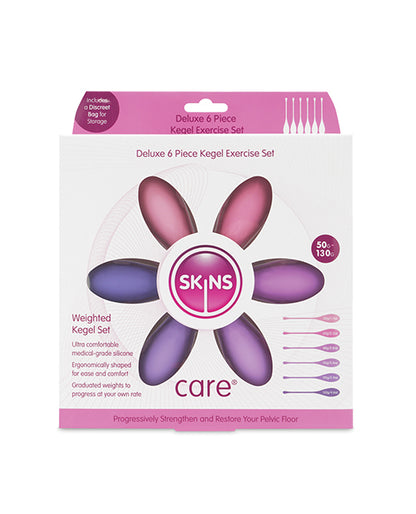 Creative Conceptions Skins Care Kegel Exercise Set, 6-Piece Silicone Set