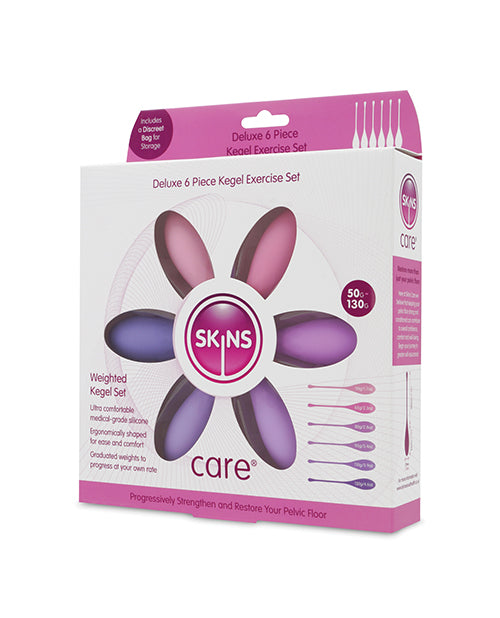 Creative Conceptions Skins Care Kegel Exercise Set, 6-Piece Silicone Set