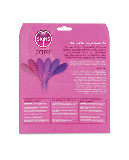 Creative Conceptions Skins Care Kegel Exercise Set, 6-Piece Silicone Set