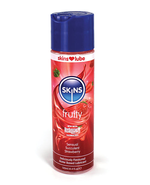 Creative Conceptions SKLUBSTR4 Skins Water Based Lubricant, Strawberry, 4.4 oz