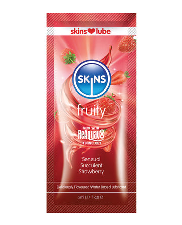 Creative Conceptions SKLUBSTR5ML Skins Strawberry Lubricant, 5ml