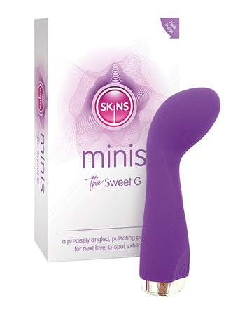 Creative Conceptions SKMMAT Sweet G Vibrating Massager, Purple Silicone