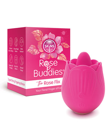Creative Conceptions SKRBRF Rose Buddies The Rose Flix, Pink Silicone