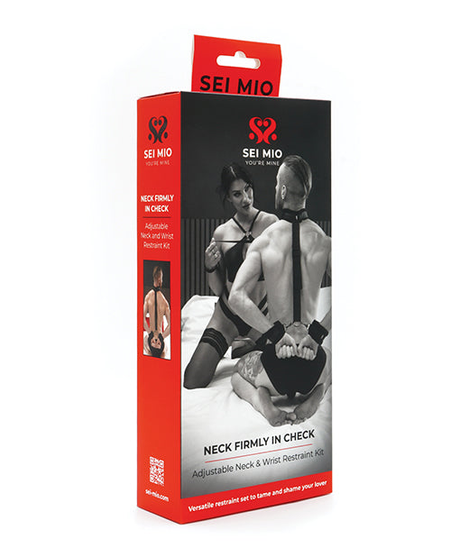 Creative conceptions SM-007 Sei Mio Neck & Wrist Restraint Kit, Black