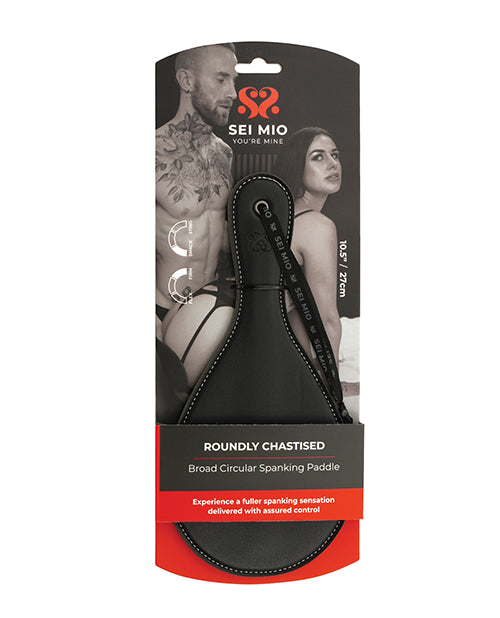 Creative conceptions SM-022 Broad Circular Spanking Paddle, Black
