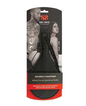 Creative conceptions SM-022 Broad Circular Spanking Paddle, Black