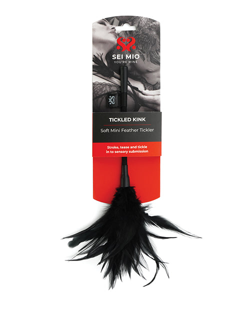 Creative Conceptions SM-024 Sei Mio Soft Mini Feather Tickler, Black