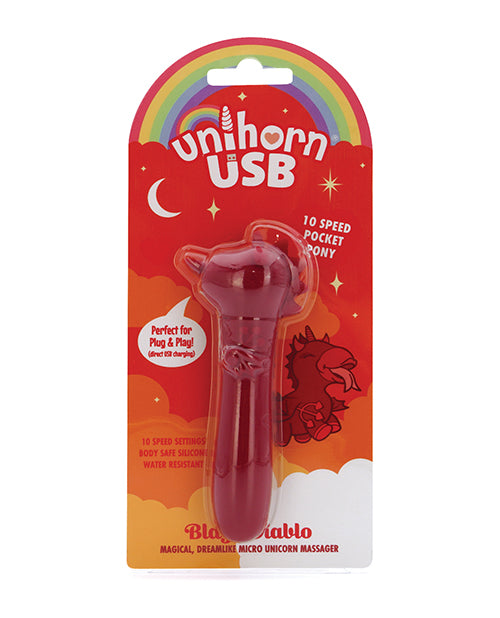 Creative conceptions Unihorn USB Bullet - Blaze Diablo, Red
