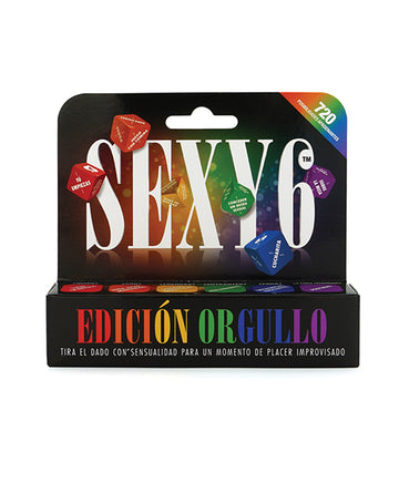 Creative conceptions USS6PSP Sexy 6 Dice Game Pride Edition, Spanish