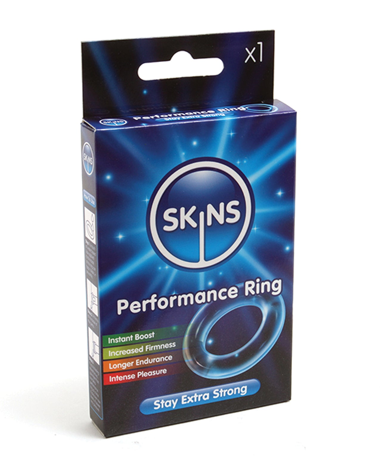 Creative Conceptions USSKPR1 Skins Performance Ring, Clear TPR Pack of 1