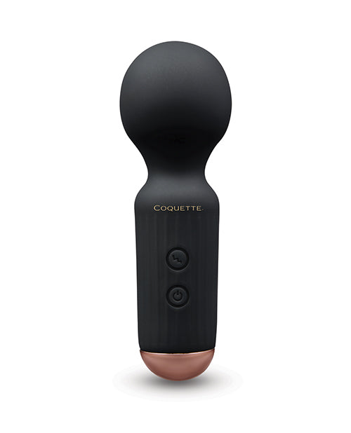 Coquette International 23605 The Small Wonder Mini Wand, Black/Rose Gold