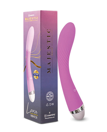 Camtoyz CT-JVB-158-LARA-LIL Lara Vibrator, Silicone