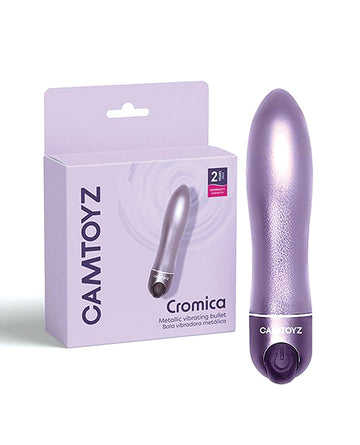 Camtoyz CT-JVB-1136-CROMICA Cromica Vibrating Bullet, Metallic Purple
