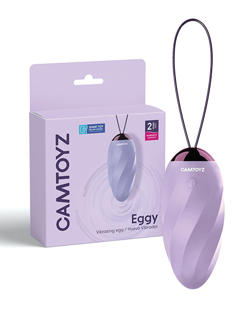 Camtoyz CT-JVB-1142-EGGY Eggy Vibrating Egg, Purple, App-Controlled