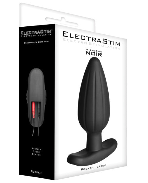 Electrastim EM3107 Rocker Butt Plug, Large, Silicone