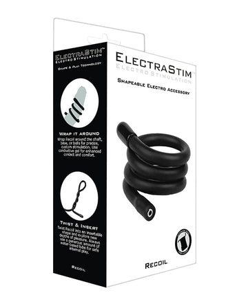 ElectraStim EM3155 Recoil Shapeable Uni-Polar Electrode, Black