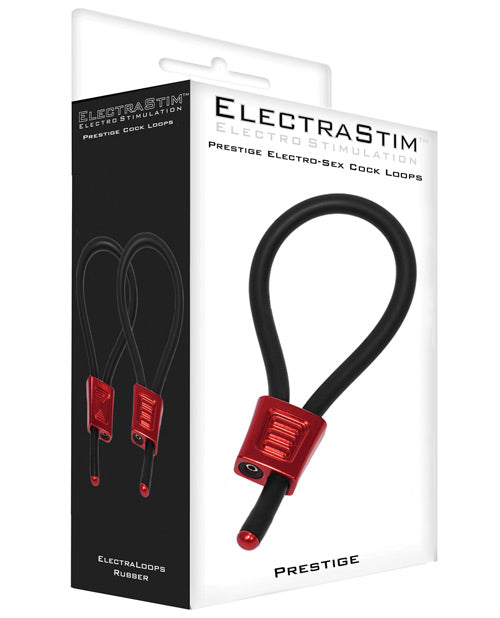 Electrastim EM3156 Prestige ElectraLoops Cock Rings, 6.5mm Thick, 2 Pack