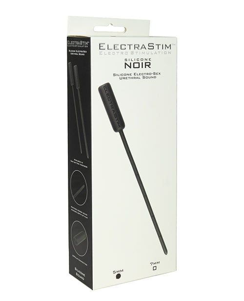 Electrastim EM3175 Silicone Noir Flexible Electro Sound, 5mm
