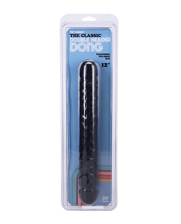 Doc Johnson 0212-03-CD Jr. Double Header Dong, 12" Veined, Black