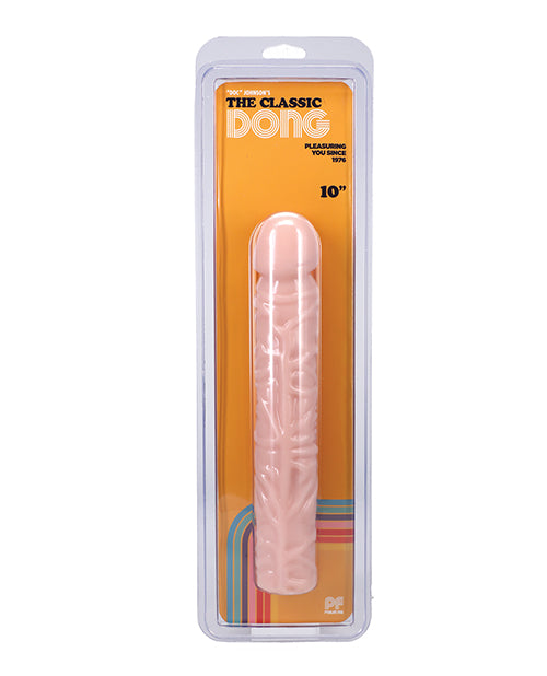 Doc Johnson 0263-01-CD Classic 10" Dong, PVC, Veined, White
