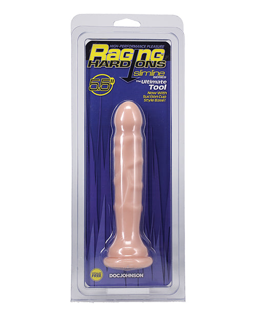 Doc Johnson 0279-32-CD Slimline Dong, 5.5", Veined, Suction Cup