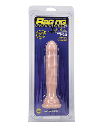 Doc Johnson 0279-32-CD Slimline Dong, 5.5", Veined, Suction Cup