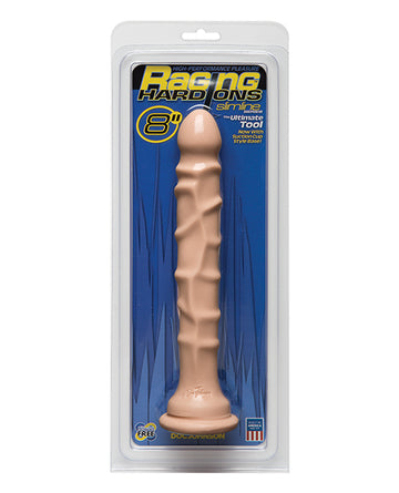 Doc Johnson 0279-33-CD Slimline 8" Dong w/Suction Cup, Ivory, Veined