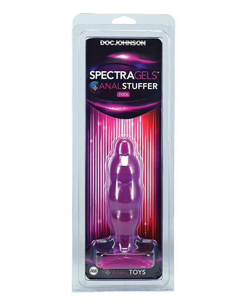 Doc Johnson 0290-08-CD Spectra Gels Anal Stuffer, Purple, 5-inch