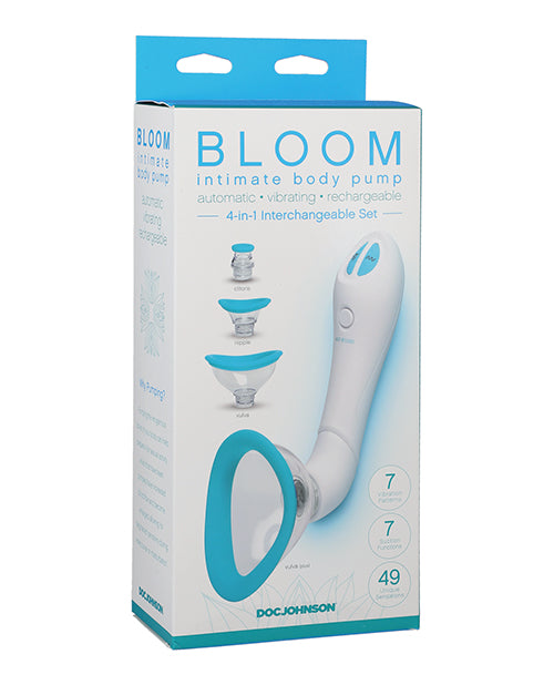 Doc Johnson 0617-06-BX Bloom Automatic Vibrating Pump, White