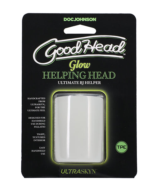 Doc Johnson 0682-21-CD GoodHead Glow Helping Head, Clear