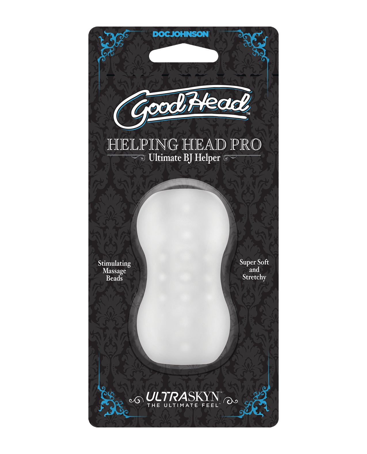 Doc Johnson 0682-25-CD GoodHead Helping Head Pro Stroker, Clear TPE