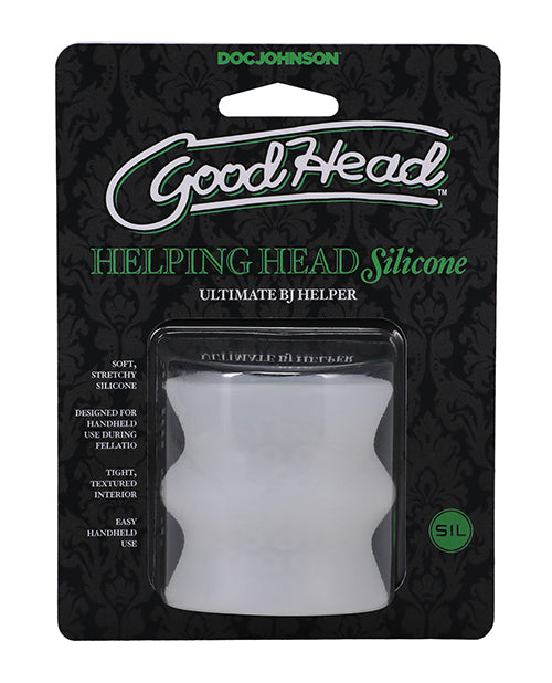 Doc Johnson 0682-27-CD GoodHead Silicone Stroker, Mini Frost