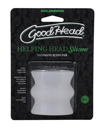 Doc Johnson 0682-27-CD GoodHead Silicone Stroker, Mini Frost