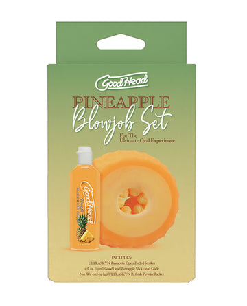 Doc Johnson 0682-41-BX Pineapple Stroker & Glide Set, 1 oz, TPE
