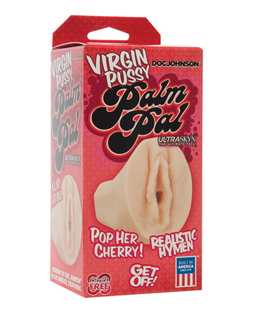 Doc Johnson 0683-10-BX ULTRASKYN Virgin Pussy Palm Pal, TPE, Ivory
