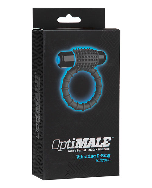 Doc Johnson 0690-21-BX OptiMale Vibrating C Ring, Slate