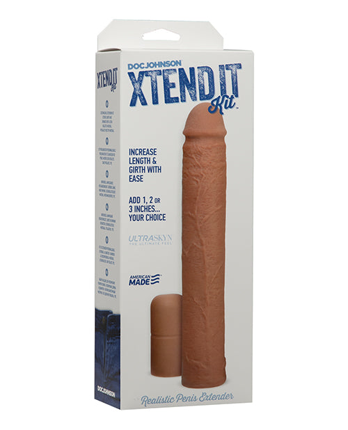 Doc Johnson 0730-02-BX Xtend It Kit, Brown TPE Customizable Extension