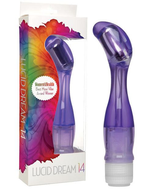 Doc Johnson 0926-01-BX Lucid Dream G Spot #14 Vibrator, Purple