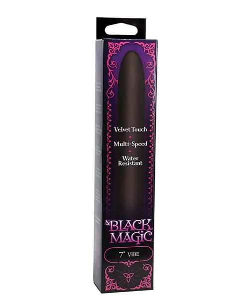 Doc Johnson Black Magic 7" Waterproof Multi-Speed Vibe