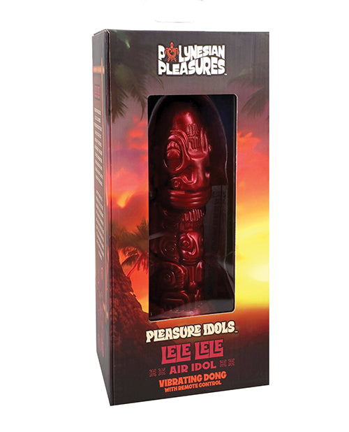 Doc Johnson Lele Lele Air Idol Vibrating Silicone, Wood Bronze Finish