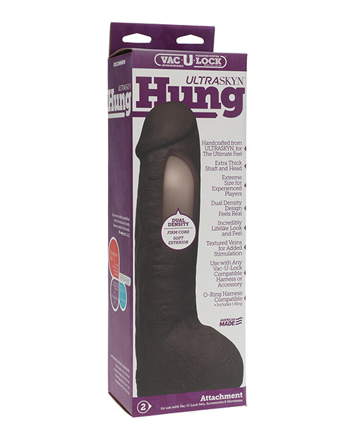Doc Johnson 1015-37-BX Vac-U-Lock ULTRASKYN Hung, 12" Length, 3" Girth, TPE