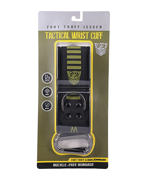 Doc Johnson Fort Troff Tactical Wrist Cuffs, Black/Green