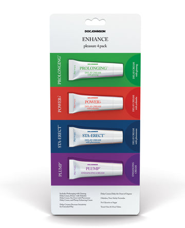Doc Johnson 1313-20-CD Enhance Pleasure Assortment Pack, 4 Piece
