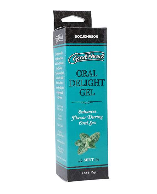 Doc Johnson 1360-00-BX GoodHead Oral Gel, Mint, 4 oz