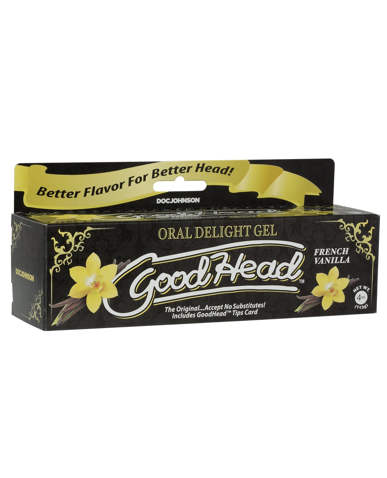 Doc Johnson 1360-08-BX GoodHead Oral Gel, 4 oz French Vanilla