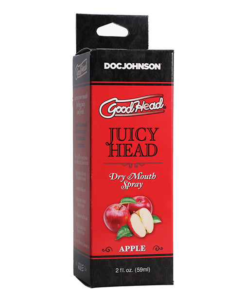 Doc Johnson 1360-27-BX GoodHead Juicy Head Dry Mouth Spray, 2 oz Red Apple