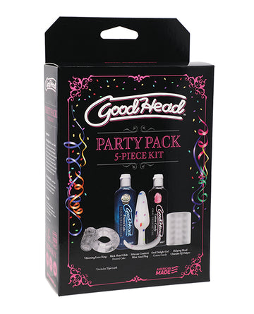 Doc Johnson 1360-77-BX GoodHead Party Pack - 5 pc Kit, Silicone, Assorted