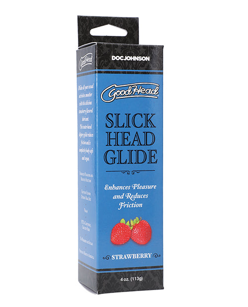 Doc Johnson 1361-03-BX GoodHead Slick Head Glide, Strawberry Flavor, 4 oz